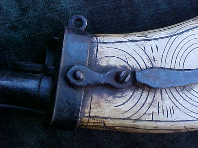 17th Century Wheel-Lock Powder Flask, #1946 - Image 4