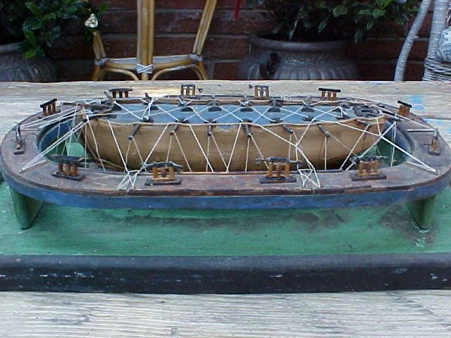19th Century Model of a Ship Undergoing Work on a Floating Dry Dock - Image 5