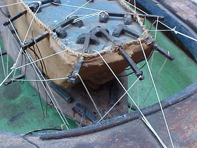 19th Century Model of a Ship Undergoing Work on a Floating Dry Dock - Image 7