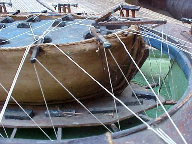 19th Century Model of a Ship Undergoing Work on a Floating Dry Dock - Image 8