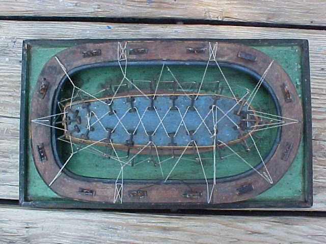 19th Century Model of a Ship Undergoing Work on a Floating Dry Dock - Image 9