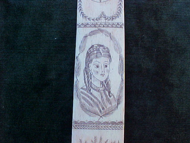 A Beautiful ANTIQUE American Scrimshaw Whalebone Busk., #1522 Nautical Antiques - Image 3
