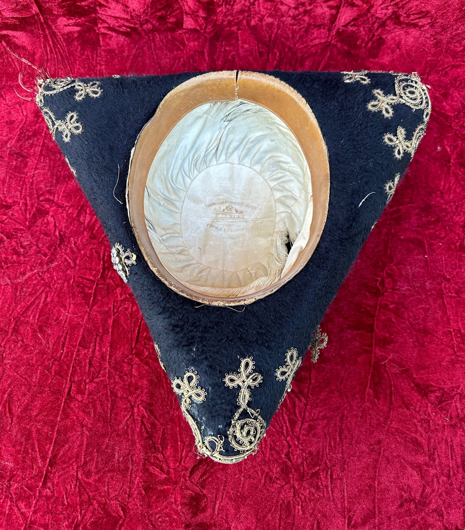 A Fancy French Made ? Tri-Corn Hat - Image 7