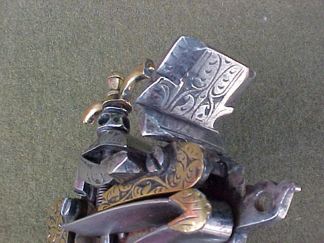 A Good Algerian Miquelet Flint Lock Mechanism, #3255 Firearms - Image 3