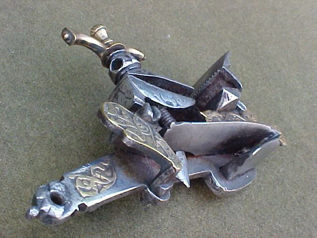 A Good Algerian Miquelet Flint Lock Mechanism, #3255 Firearms - Image 4