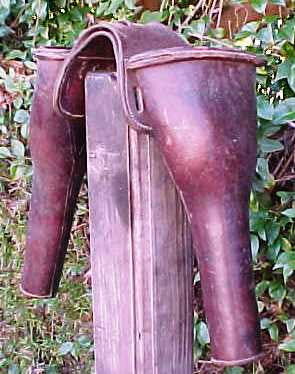 A Good PAIR of Leather Pistol Saddle Holsters - Image 2
