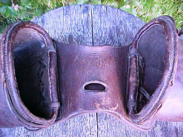 A Good PAIR of Leather Pistol Saddle Holsters - Image 5