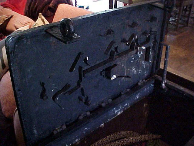 A LARGE 16th-17th Century Wrought Iron Treasure Chest (ARMADA BOX), #2971 Treasure Artifacts - Image 8