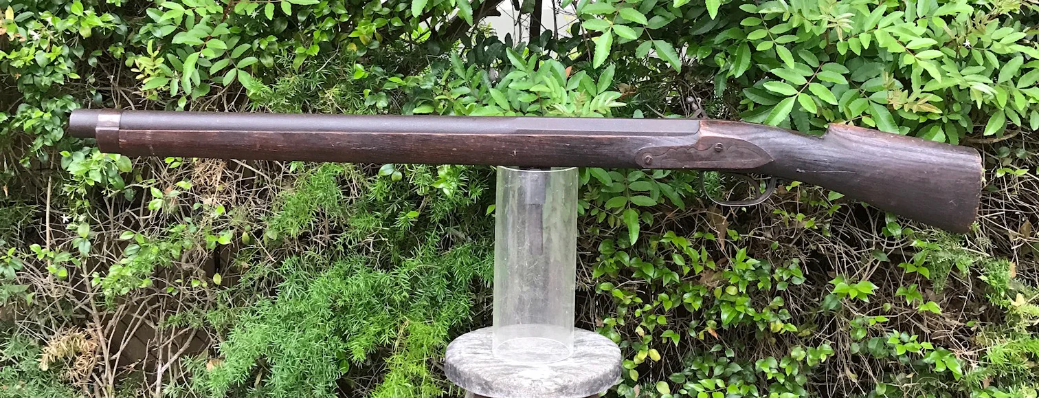 A Massive French & Indian - American Revolutionary War Period Flintlock Wall Gun - Image 9