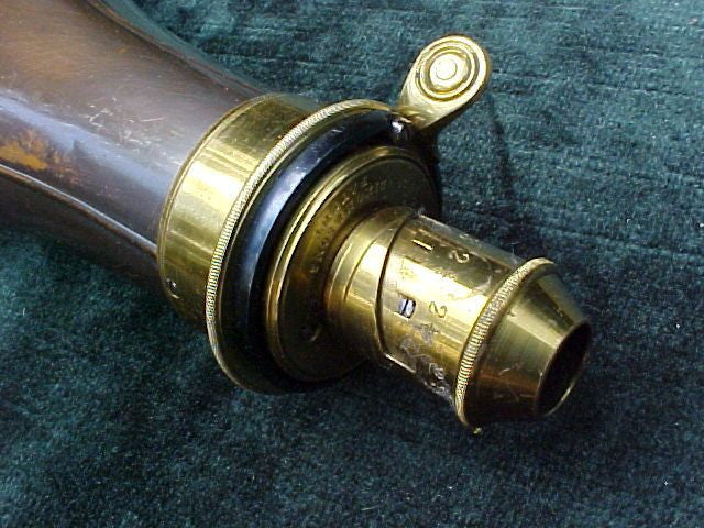 A Near Mint Large English Powder Flask by, DIXON & SONS, PATENT, #1640 - Image 4