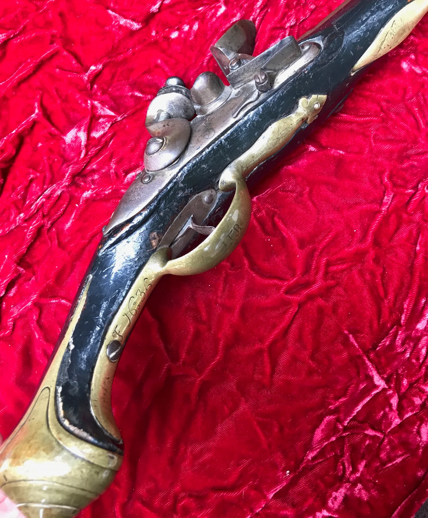 A Rare Early Danish Heavy Dragoon Flintlock Pistol - Image 7