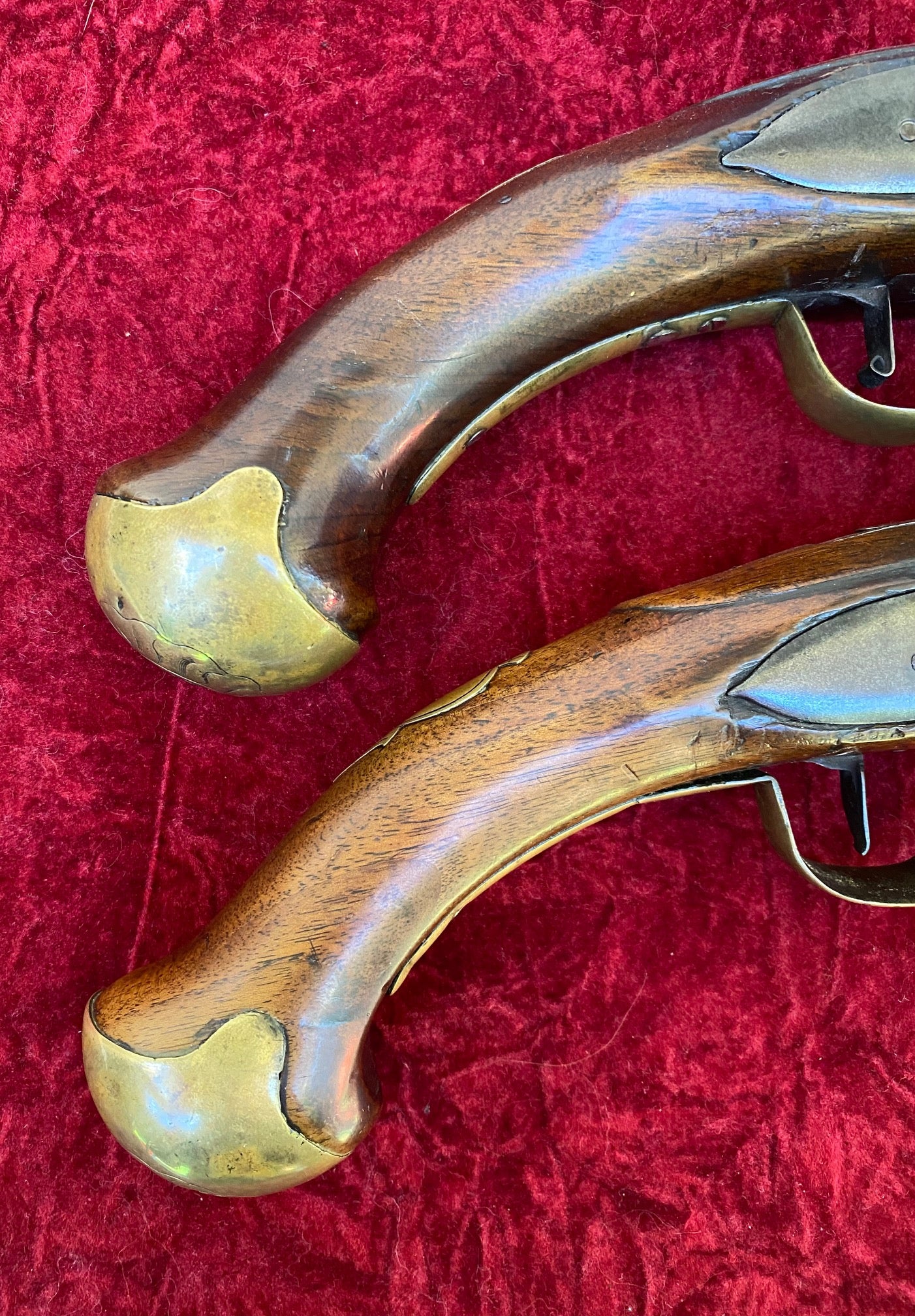 A Rare PAIR/BRACE of British Military Style Flintlock Pistols by RICHARDS - Image 4
