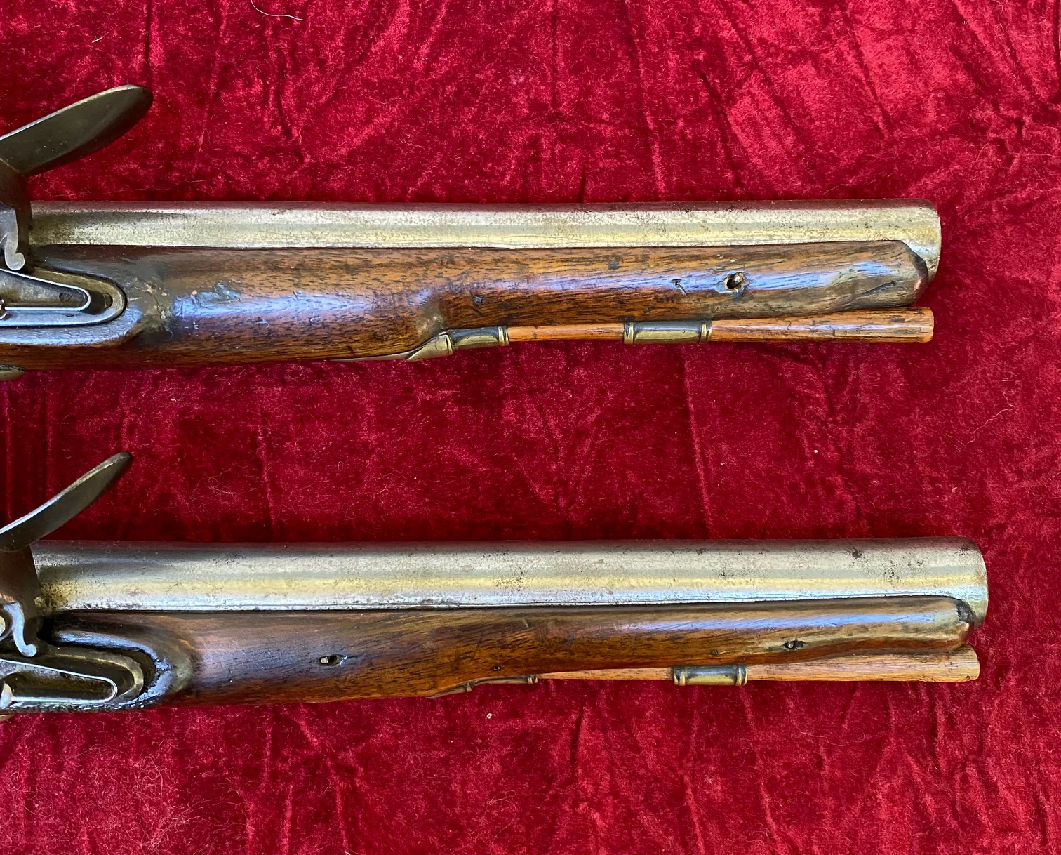 A Rare PAIR/BRACE of British Military Style Flintlock Pistols by RICHARDS - Image 5