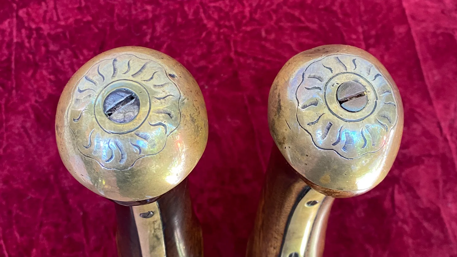 A Rare PAIR/BRACE of British Military Style Flintlock Pistols by RICHARDS - Image 9