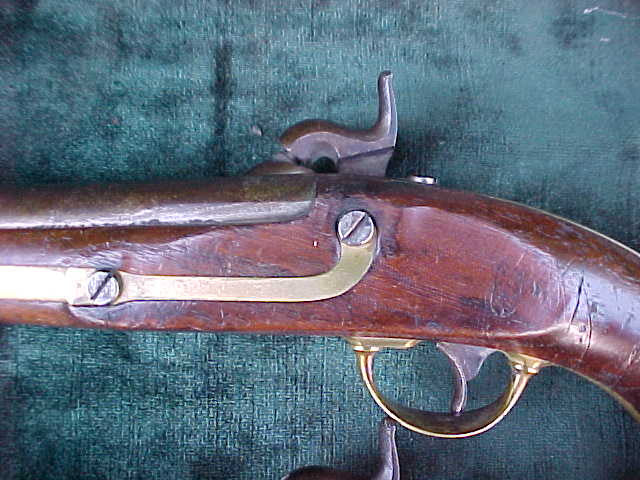 A Rare (Pair) of Civil War U.S. Military Model 1842 Percussion Pistols with Black Leather Saddle Holsters, #1463 Firearms - Image 20