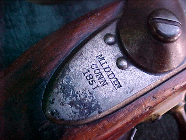 A Rare (Pair) of Civil War U.S. Military Model 1842 Percussion Pistols with Black Leather Saddle Holsters, #1463 Firearms - Image 9
