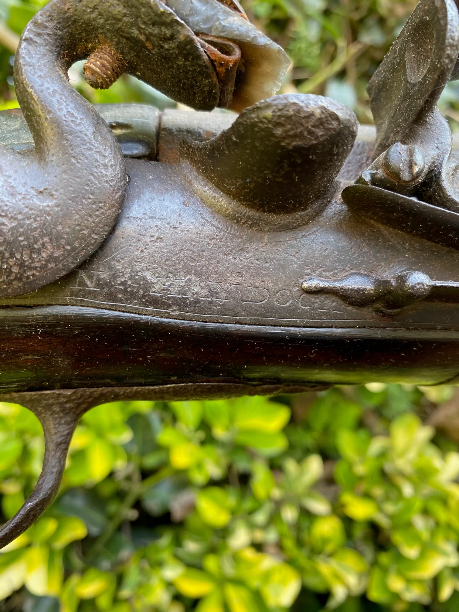 A Very Rare 17th Century British Flintlock Wall or Ships Swivel Gun by N. HAYDOCK - Image 10