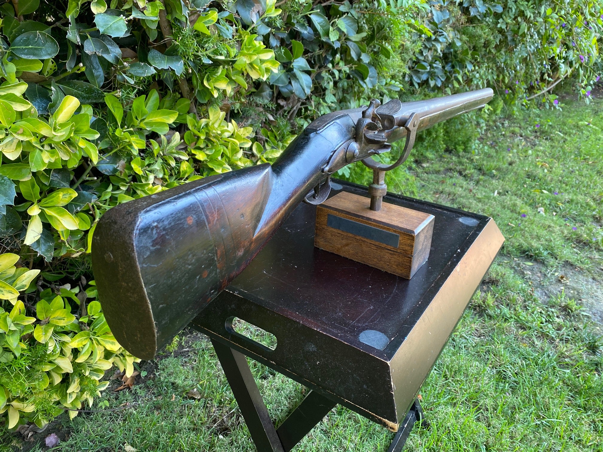 A Very Rare 17th Century British Flintlock Wall or Ships Swivel Gun by N. HAYDOCK - Image 7