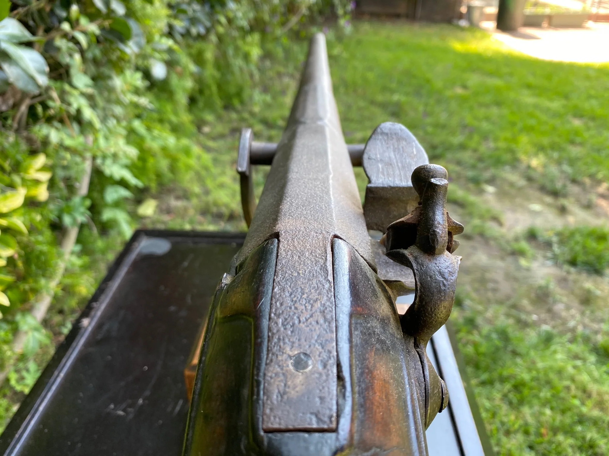 A Very Rare 17th Century British Flintlock Wall or Ships Swivel Gun by N. HAYDOCK - Image 8