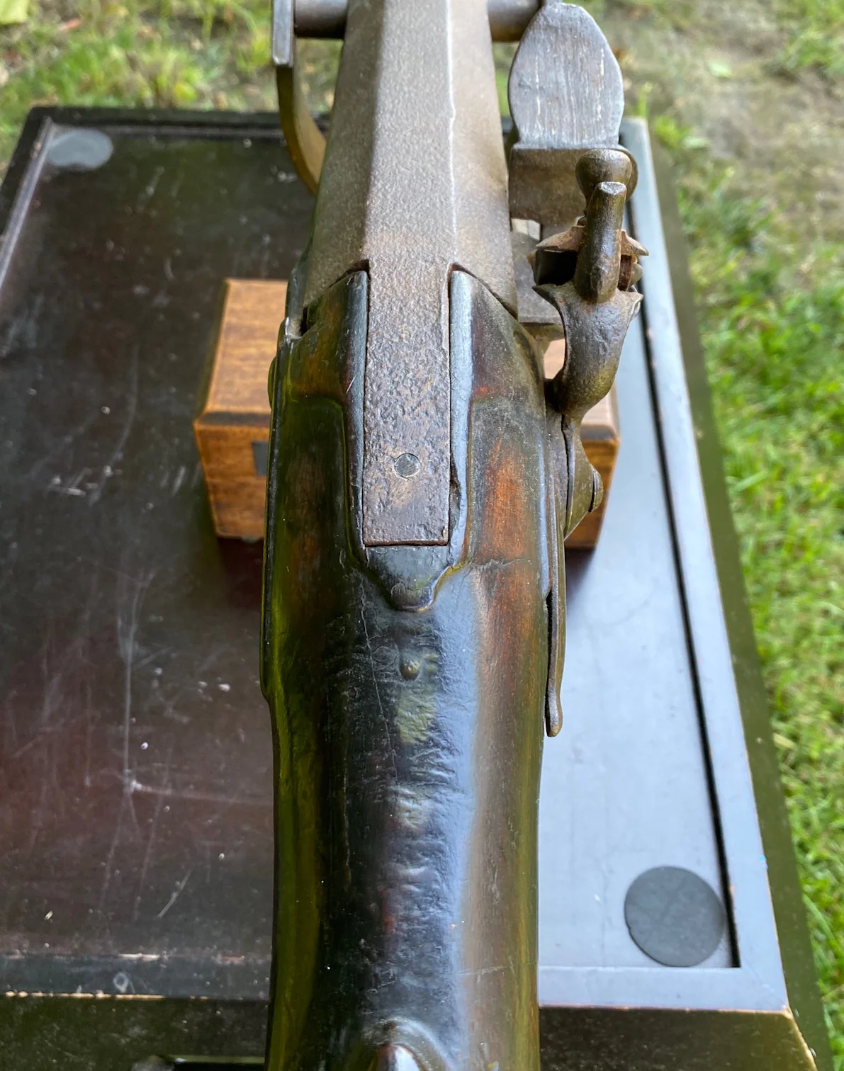 A Very Rare 17th Century British Flintlock Wall or Ships Swivel Gun by N. HAYDOCK - Image 9