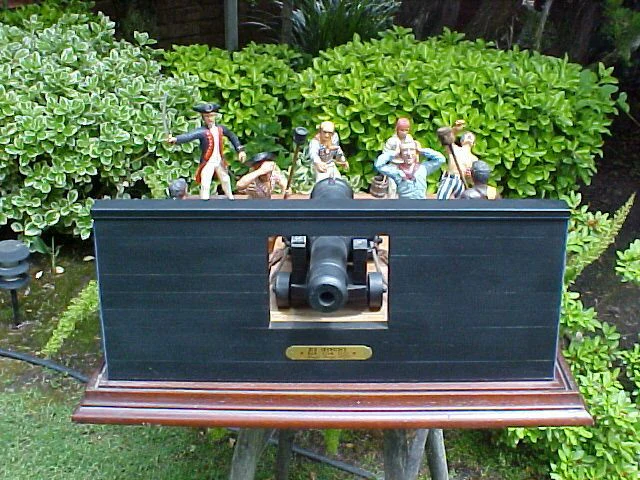 American Naval Diorama of a Cannon Crew In Action OLD IRONSIDES, #935 Nautical Antiques - Image 5