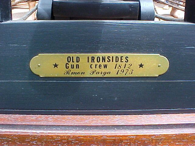 American Naval Diorama of a Cannon Crew In Action OLD IRONSIDES, #935 Nautical Antiques - Image 6