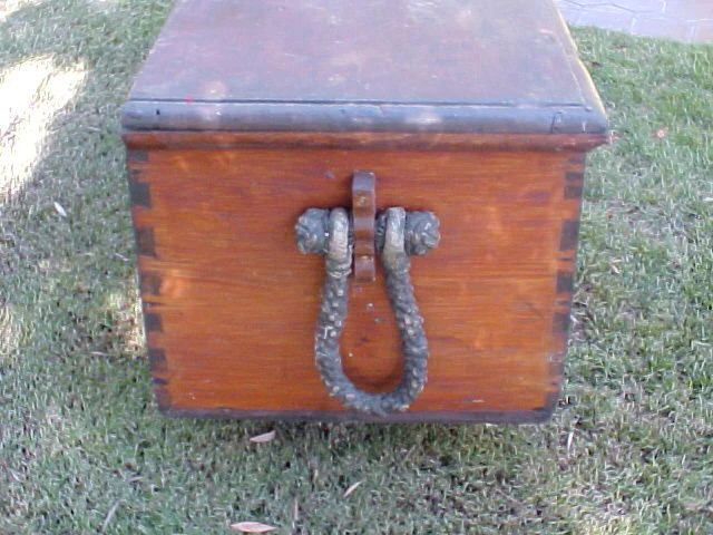 American Sea Chest; USS. SHIP CONSTITUTION, #1905 Nautical Antiques - Image 3