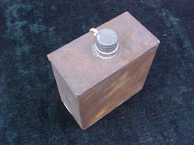 Black Powder Tin (Container) from Large 60 Year Amassed Collection, Most Purchased From Bannerman's in the 1920's, #2402 Powder Flasks - Image 3