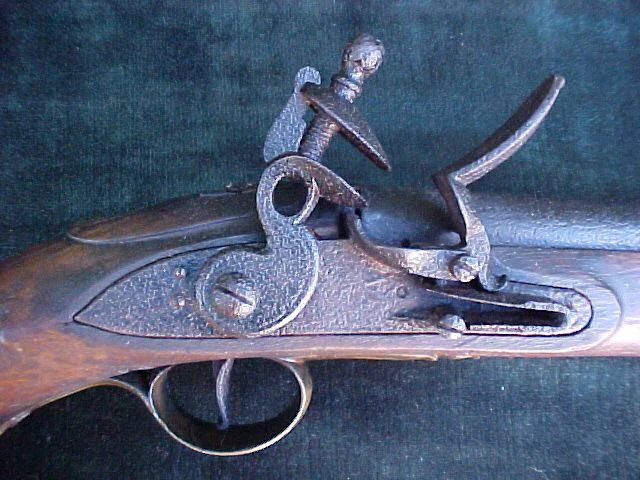 British Military Royal Navy Flintlock Long Sea Service Pistol w/Belt Hook, TOWER, #2820 Firearms - Image 4