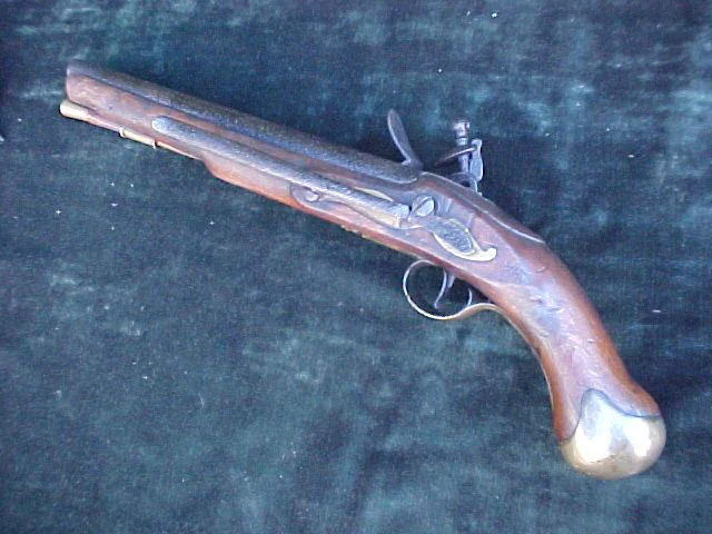British Military Royal Navy Flintlock Long Sea Service Pistol w/Belt Hook, TOWER, #2820 Firearms - Image 7