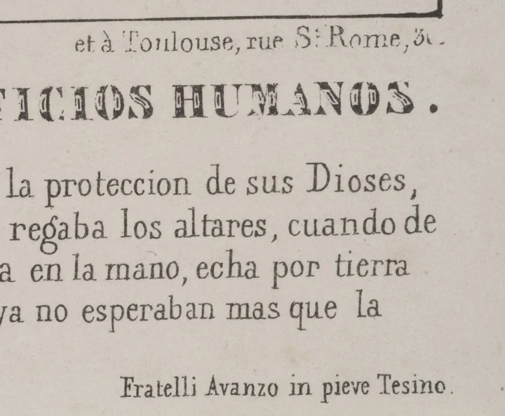c. 1880, Print, Fernand Cortes: Sacrificios Humanos - Image 4
