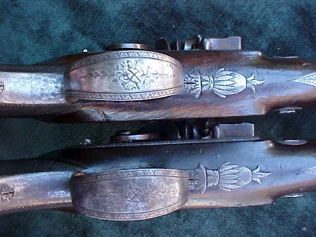 Cased Set of English Flintlock Officer's/Dueling Pistols by, FOREST, OXFORD used in AMC Network's Show TURN, #2988 Firearms - Image 14