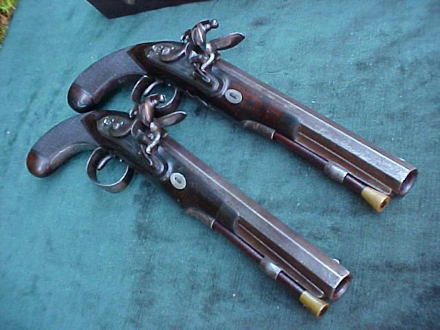 Cased Set of English Flintlock Officer's/Dueling Pistols by, FOREST, OXFORD used in AMC Network's Show TURN, #2988 Firearms - Image 19