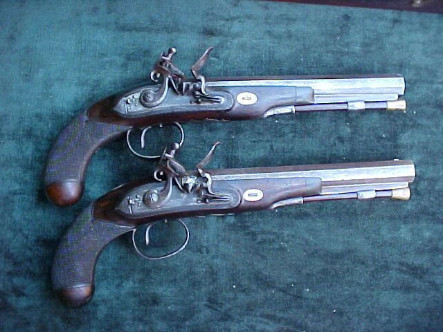 Cased Set of English Flintlock Officer's/Dueling Pistols by, FOREST, OXFORD used in AMC Network's Show TURN, #2988 Firearms - Image 6
