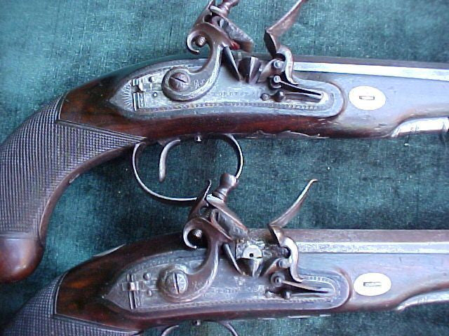 Cased Set of English Flintlock Officer's/Dueling Pistols by, FOREST, OXFORD used in AMC Network's Show TURN, #2988 Firearms - Image 7