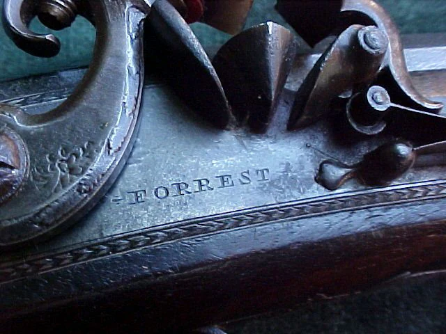 Cased Set of English Flintlock Officer's/Dueling Pistols by, FOREST, OXFORD used in AMC Network's Show TURN, #2988 Firearms - Image 8