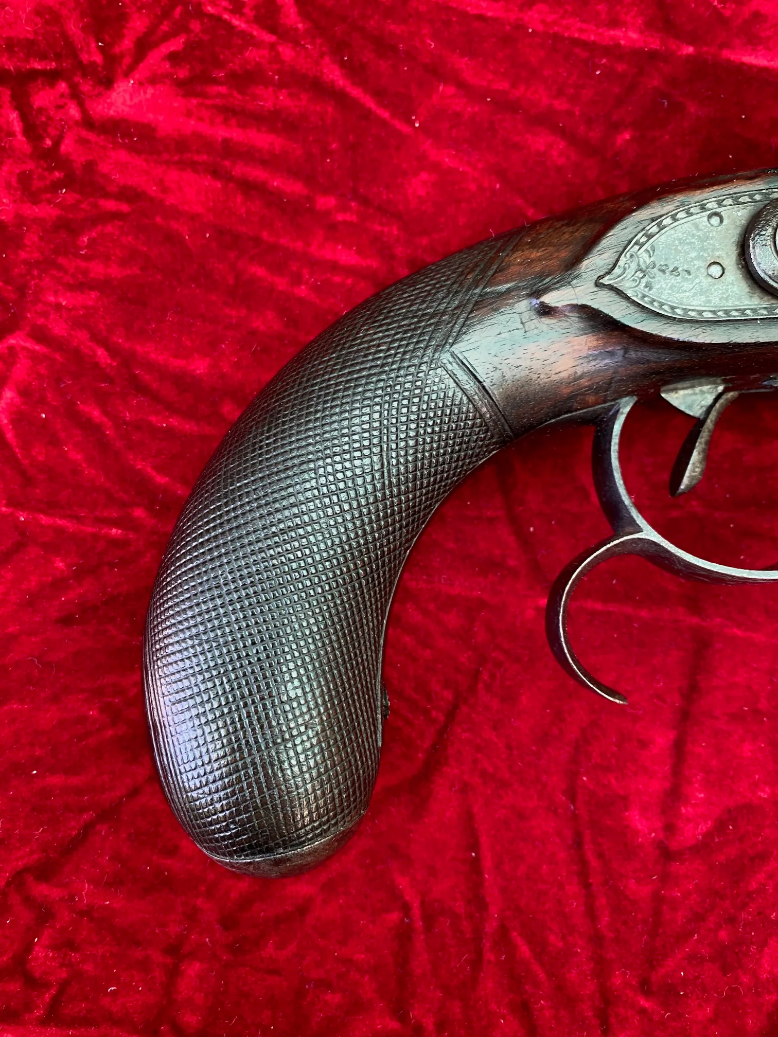 A Good Irish Flintlock Dueling Pistol by McDermott, Dublin - Image 2