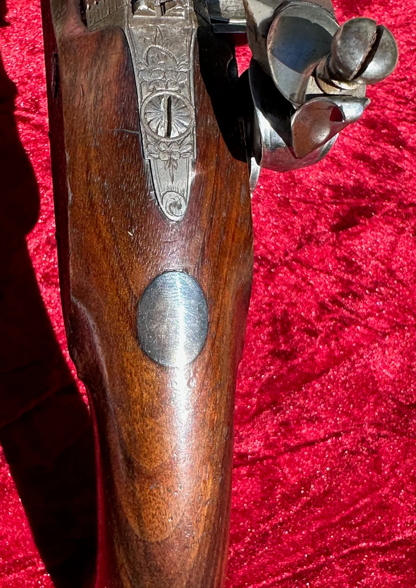 A Fantastic and Beautiful Cased Pair of English Flintlock Dueling Pistols by GULLEY, LONDON - Image 23