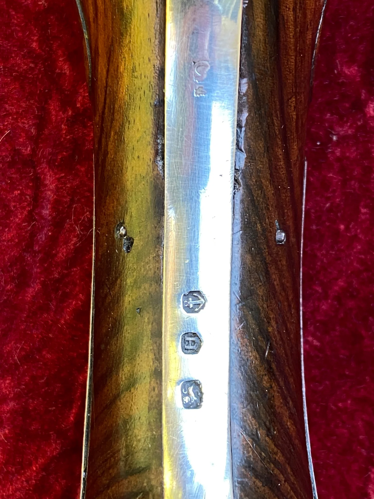 An Exceptional and Beautiful Historically Important Cased Pair of English Silver Mounted Brass Barrel & Lock Flintlock Officers/Dueling Pistols by MORTIMER, LONDON - Image 30