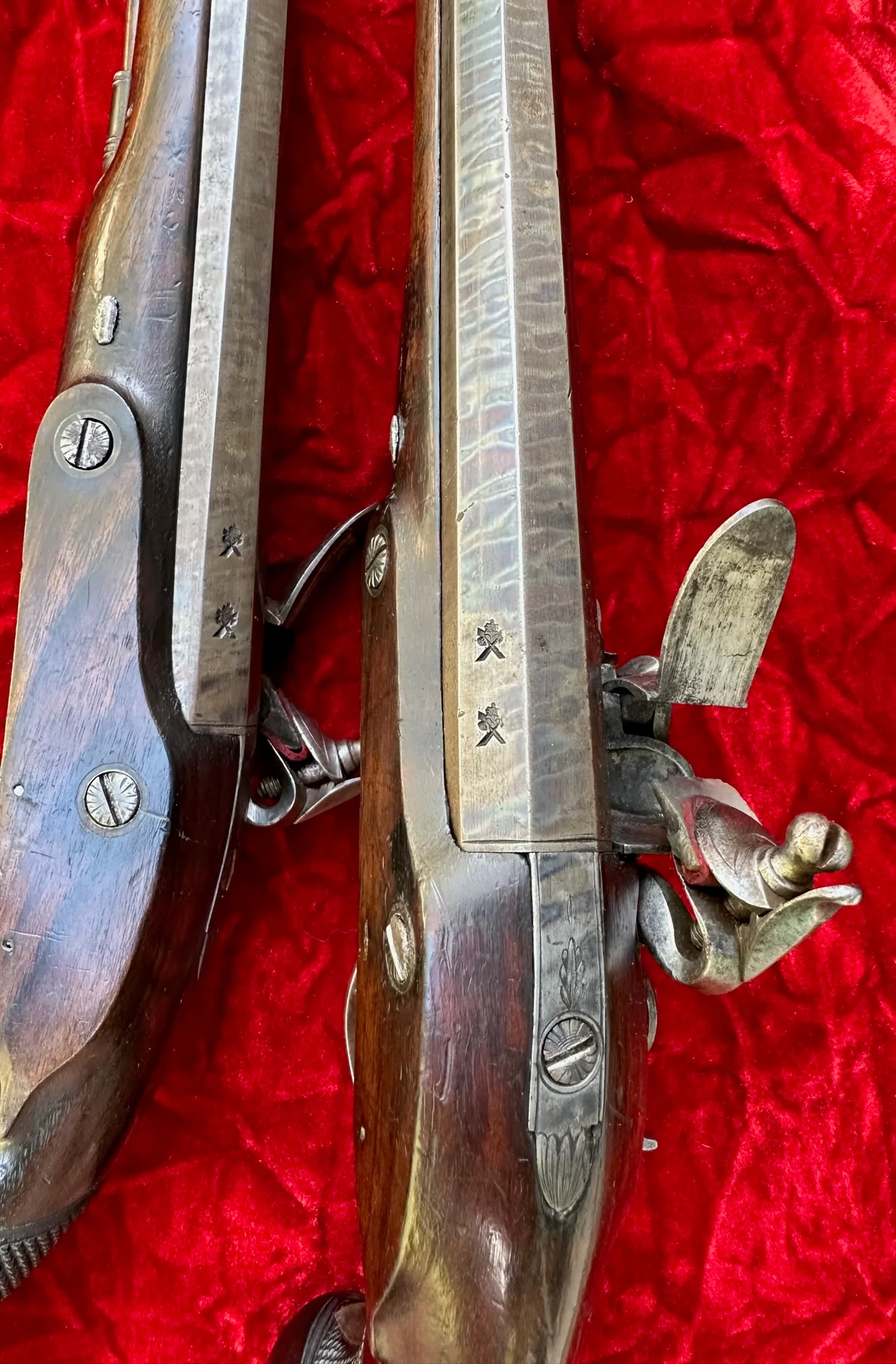 A Cased Pair of English Flintlock Dueling / Officer's Pistols by KNUBLEY, LONDON Featured on National Geographic Channel's TV SHOW LORDS OF WAR - Image 23