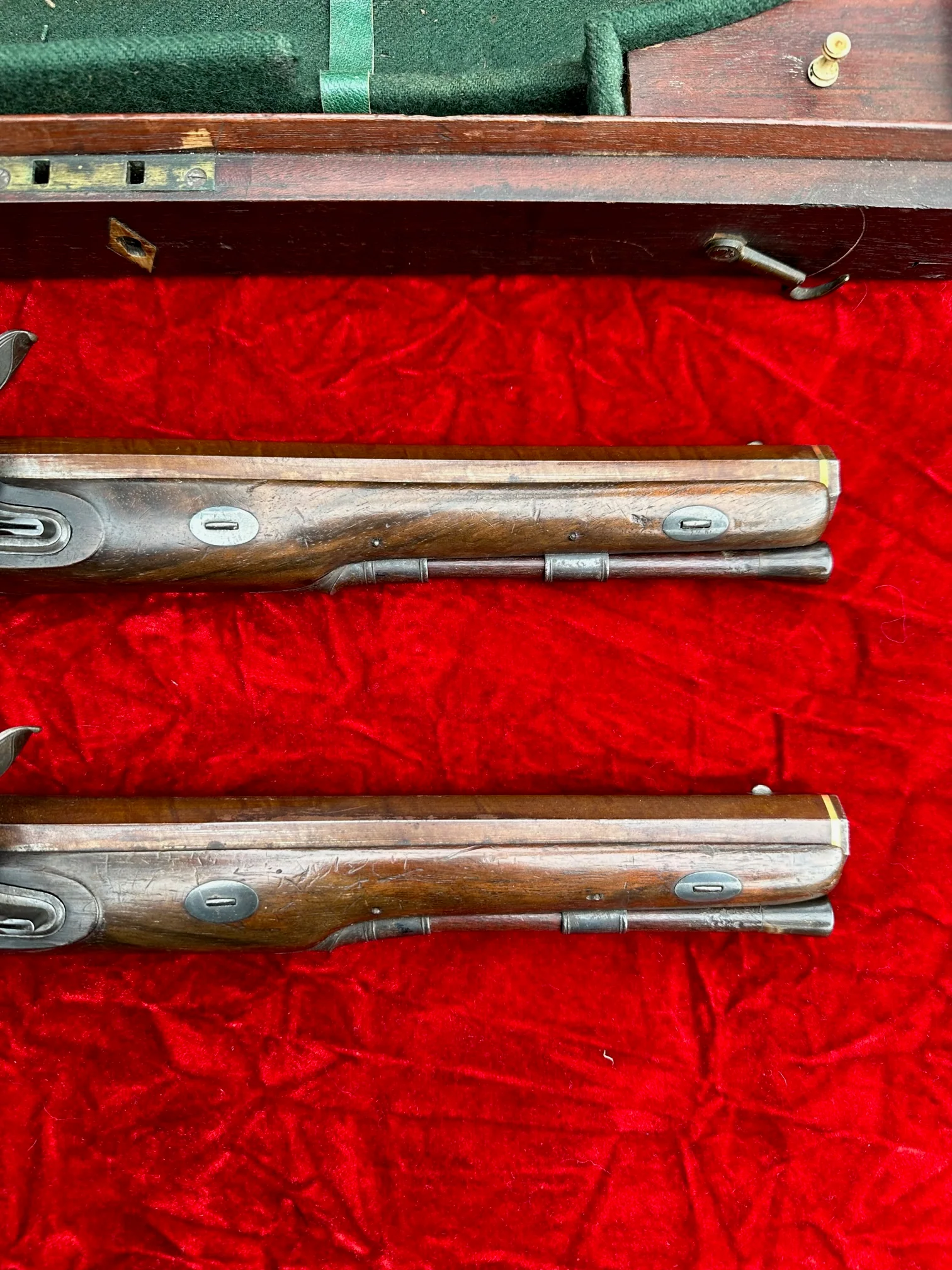 A Fantastic, Rare, and Beautiful Cased Pair of English Flintlock Dueling Pistols by T. KETLAND & Co., LONDON - Image 11