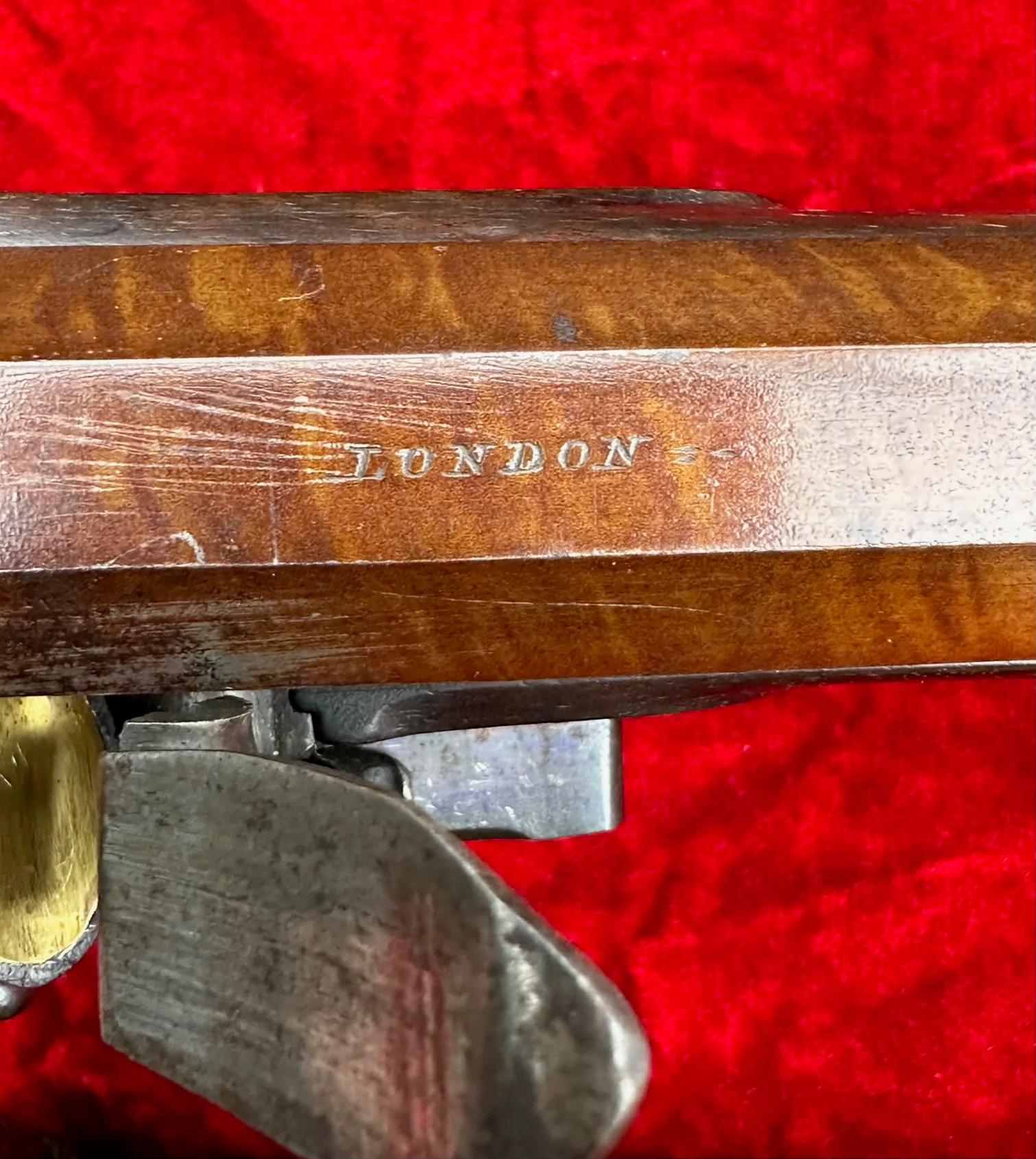 A Fantastic, Rare, and Beautiful Cased Pair of English Flintlock Dueling Pistols by T. KETLAND & Co., LONDON - Image 35