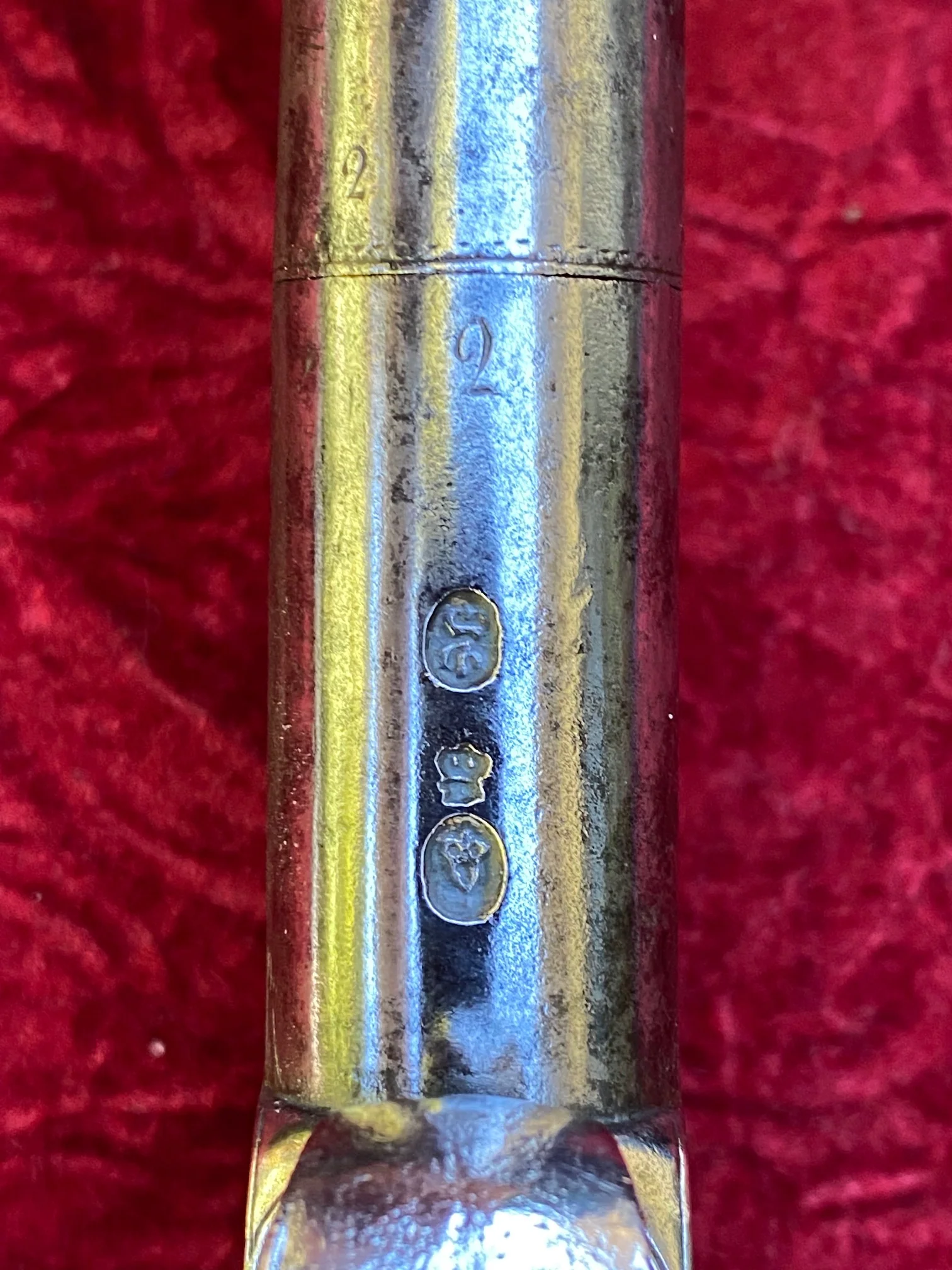 A Fantastic American Revolutionary War Period Cased Pair of English Silver Mounted Box-Lock Flintlock Cannon Barrel Pistols by GRIFFIN, LONDON - Image 32