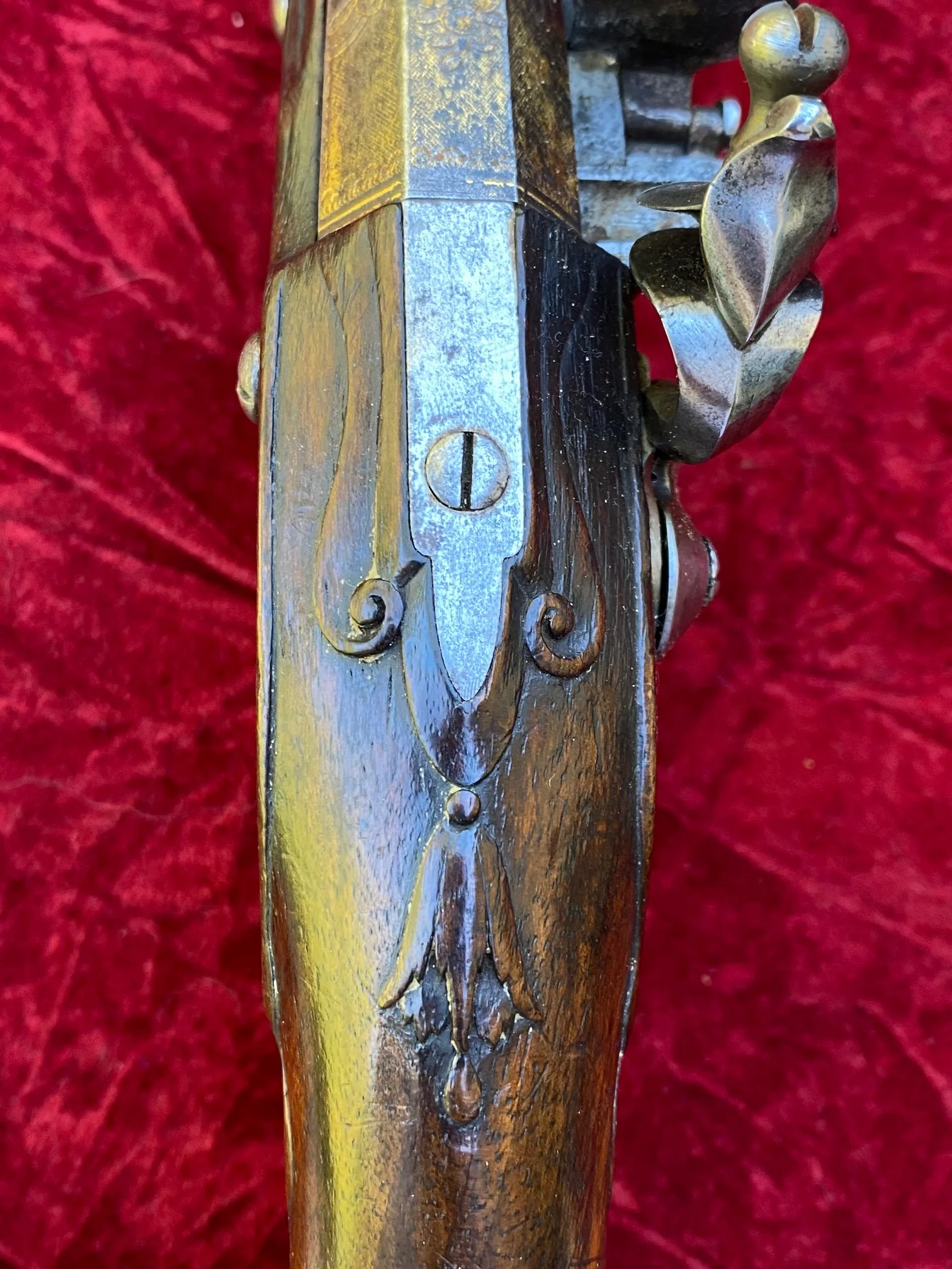 A Fantastic Revolutionary War Period Cased Pair of French Silver Mounted "Birds Head" Flintlock Pistols by PEYRET - DUMAREST - Image 33