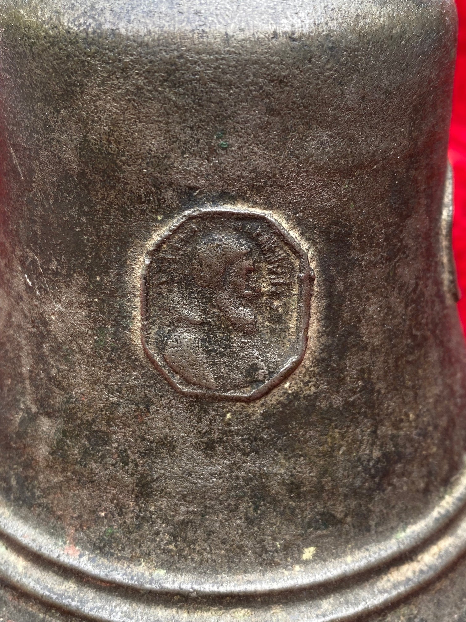 A Very Interesting & RARE Antique 17th-18th Century European Bronze Bell - Image 2