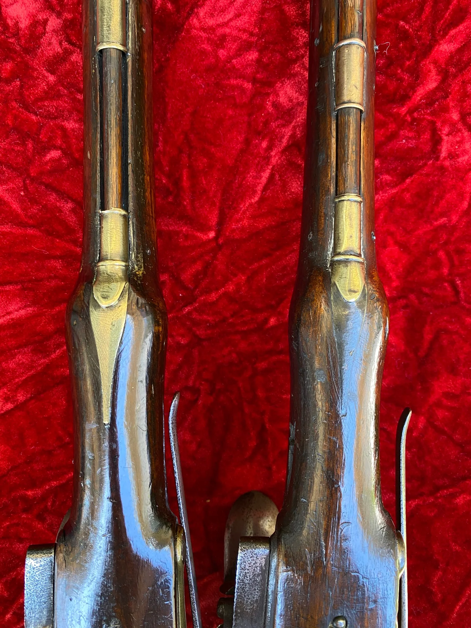 A Wonderful PAIR of French & Indian War - American Revolutionary War Period British Military Heavy Dragoon Style Merchant Marine, Militia or Volunteer Regiment Flintlock Pistol, R WATKIN, LONDON - Image 12