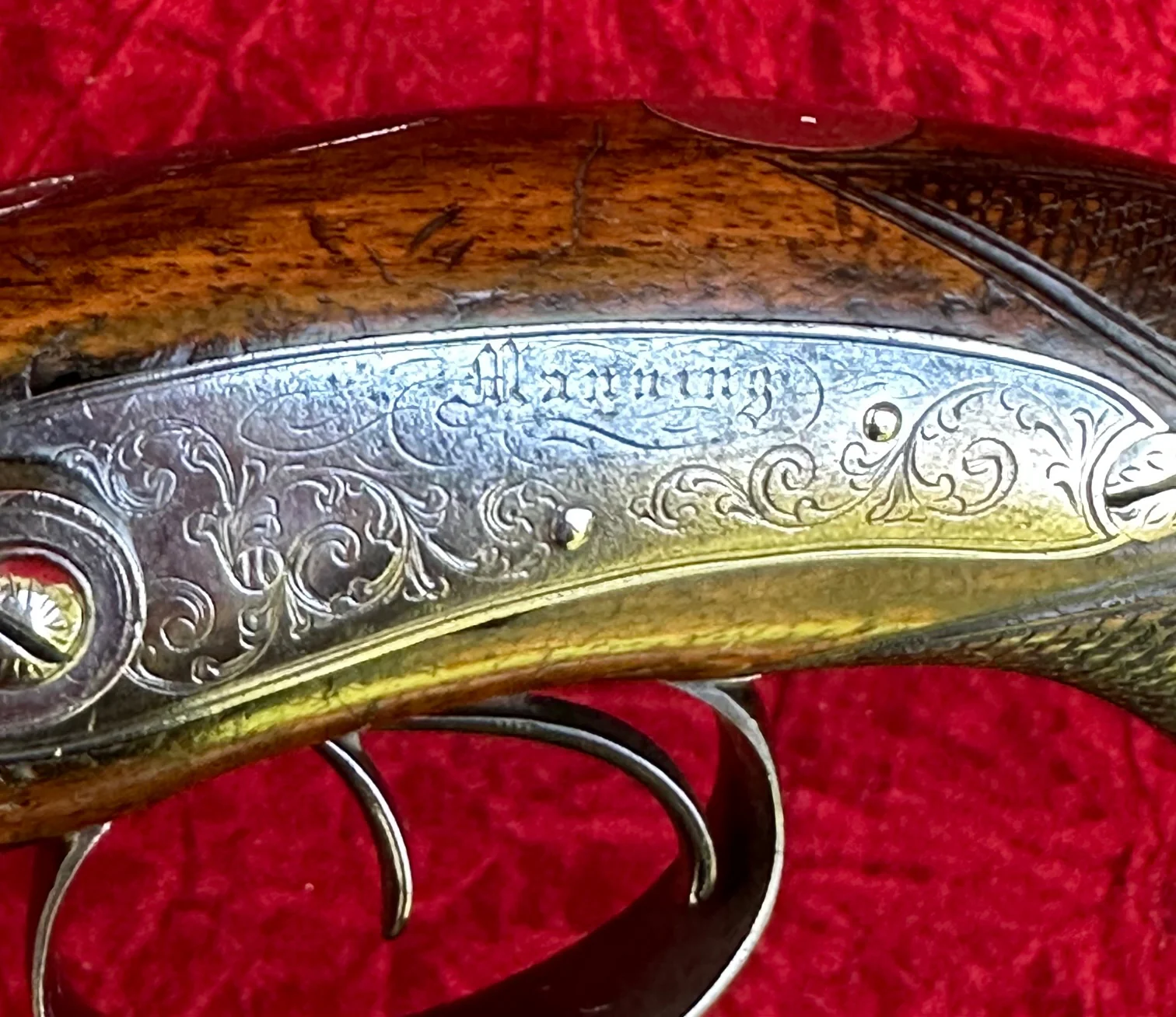 A Good (Restored) English Side-by-Side Double-Barrel Percussion Pistol by, MANNING, TIVERTON, England - Image 13