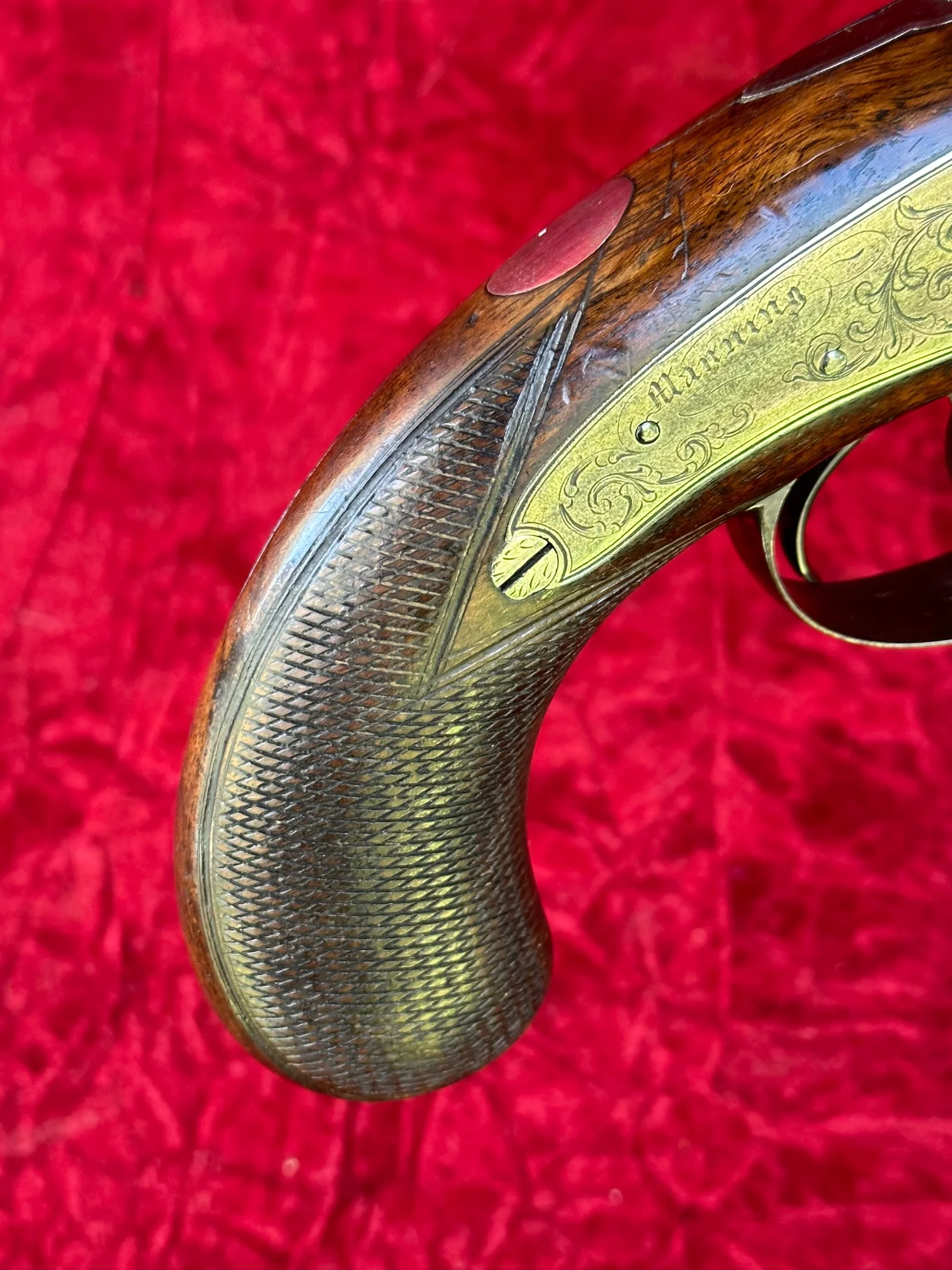 A Good (Restored) English Side-by-Side Double-Barrel Percussion Pistol by, MANNING, TIVERTON, England - Image 20