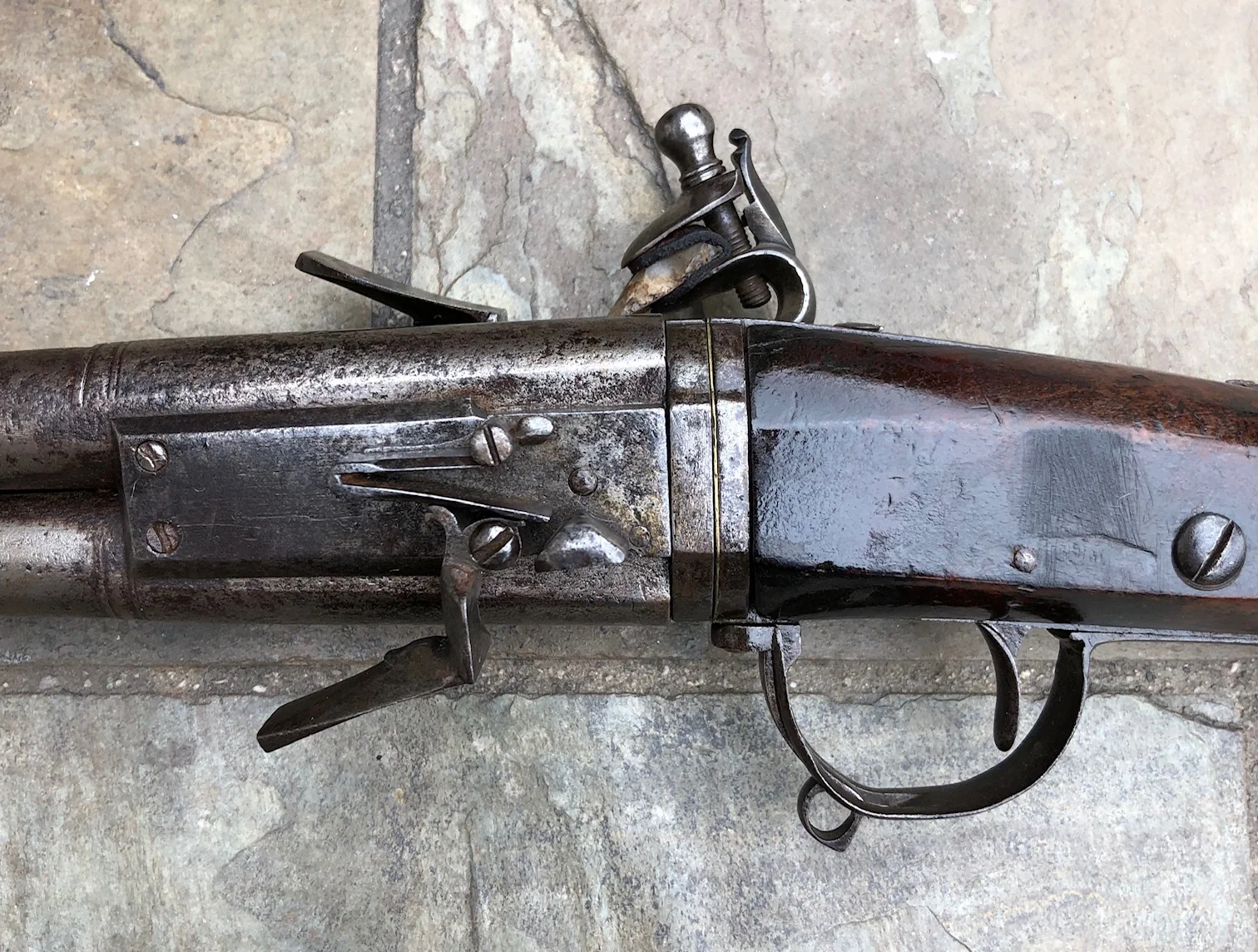 A Rare Large Antique Dutch Flintlock Wender Holster Pistol - Image 12