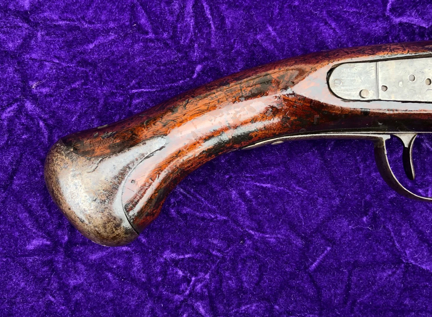 A Rare Large Antique Dutch Flintlock Wender Holster Pistol - Image 17